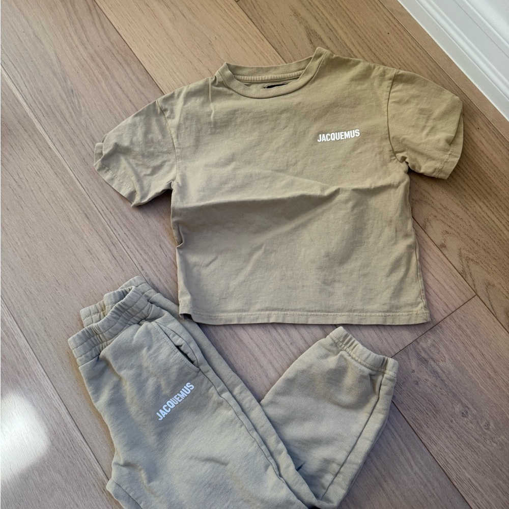 Jacquemus Kids Beige Matching Set
